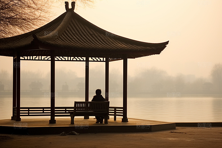 杭州城市风光风景旅行摄影图