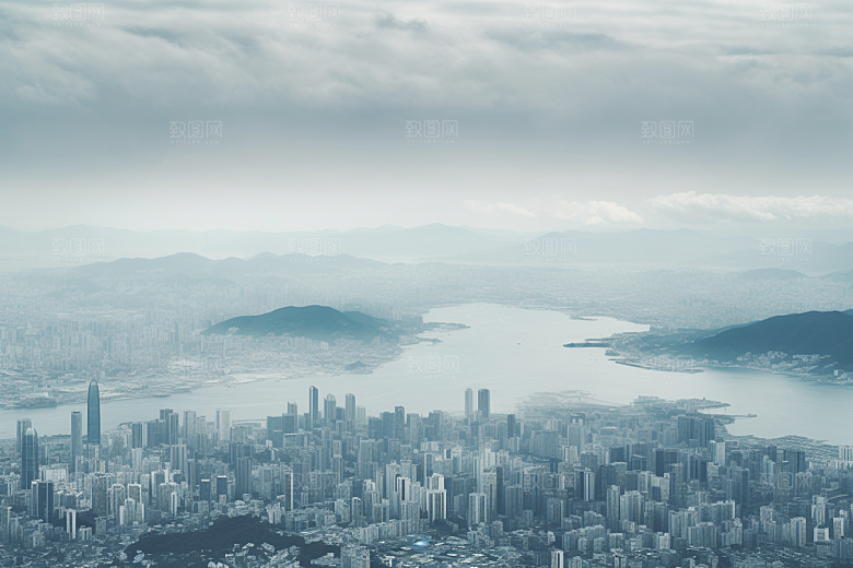 杭州城市风光风景江南摄影图