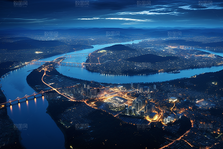 杭州城市风光风景国内游摄影图