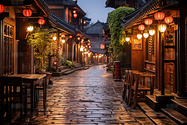 杭州城市风光地标旅行摄影图