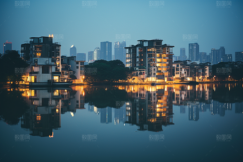 杭州城市风光南宋古都旅行摄影图