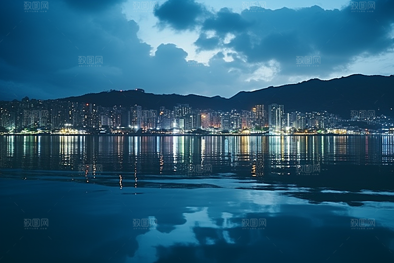 杭州城市风光旅行江南摄影图