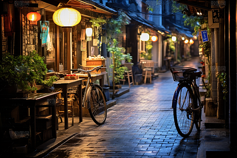 杭州城市风光风景地标摄影图