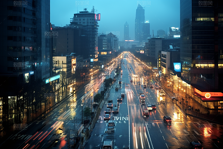 杭州城市风光景色南宋古都摄影图