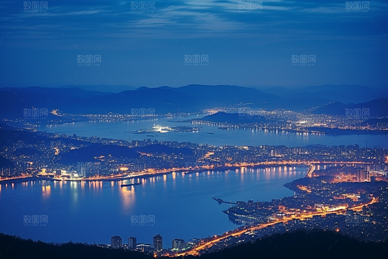 杭州城市风光都市地标摄影图