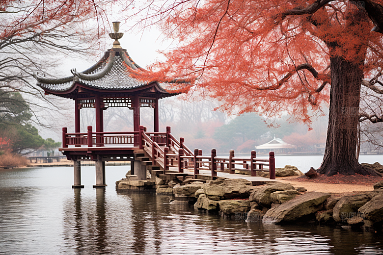 杭州城市风光景色旅游摄影图