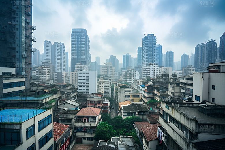 杭州城市风光高清旅行摄影图