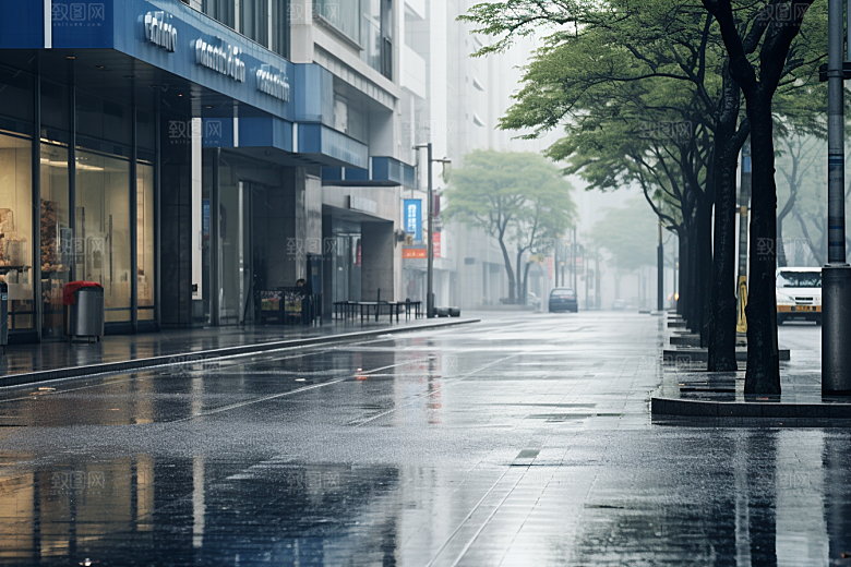 杭州城市风光都市景点摄影图