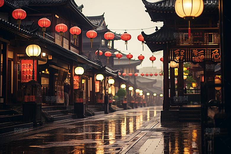 杭州城市风光景色高清摄影图