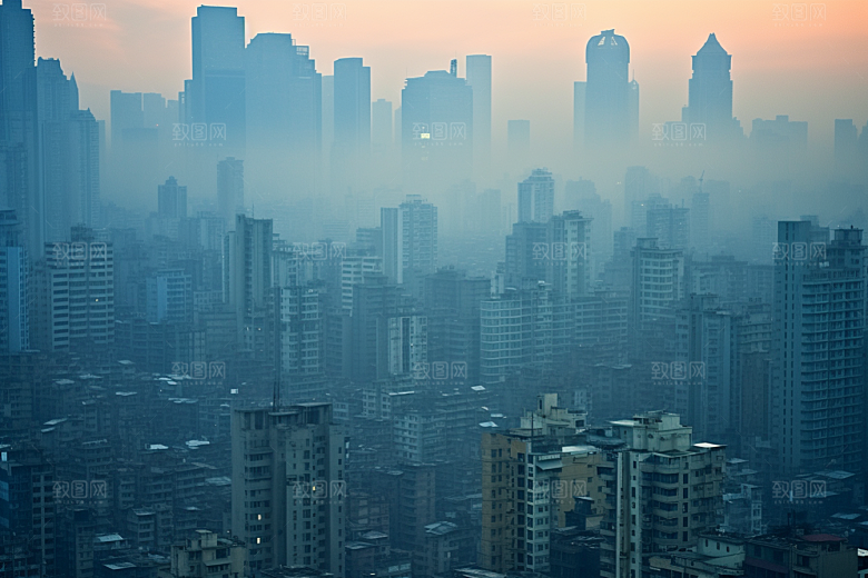 杭州城市风光风景景点摄影图