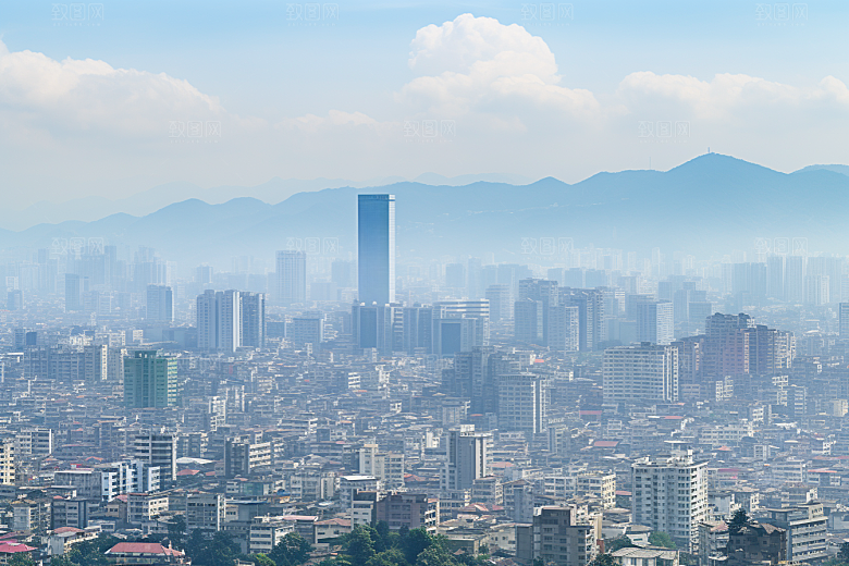 杭州城市风光景点高清摄影图