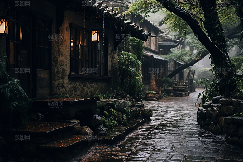 杭州城市风光江南都市摄影图