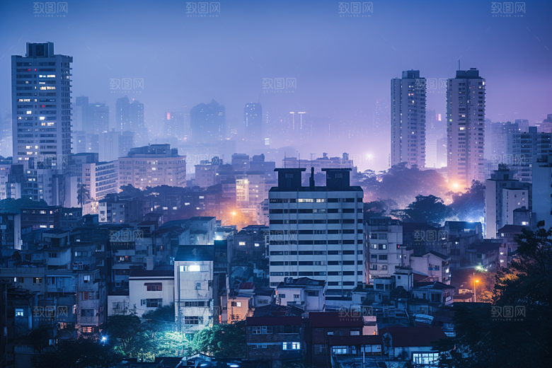 杭州城市风光国内游都市摄影图