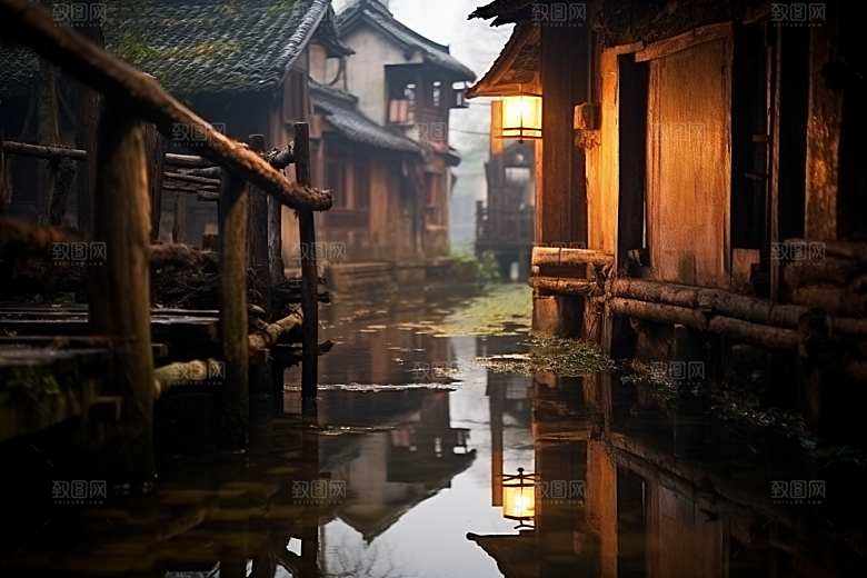 杭州城市风光高清江南摄影图