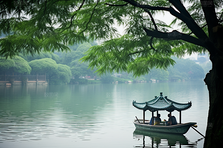 杭州城市风光景点国内游摄影图