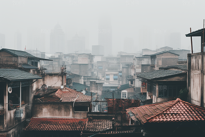 杭州城市风光旅游地标摄影图