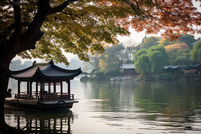 杭州城市风光南宋古都旅游摄影图