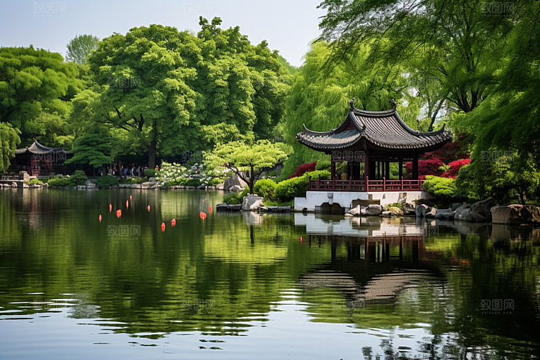 杭州城市风光旅行高清摄影图