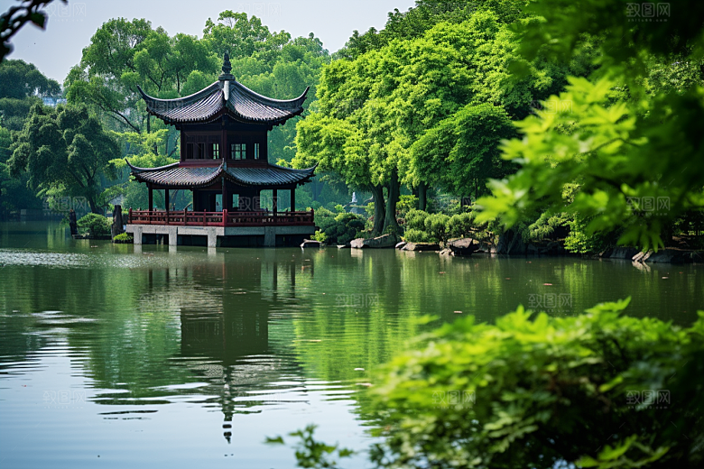 杭州城市风光高清旅游摄影图
