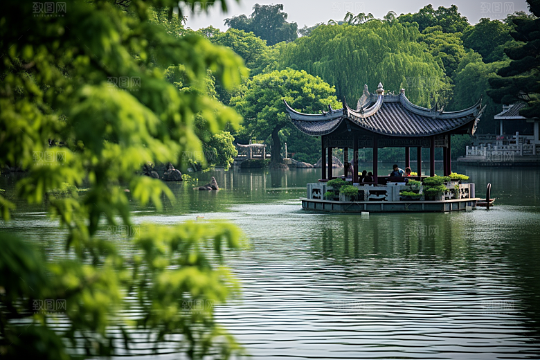 杭州城市风光高清旅行摄影图