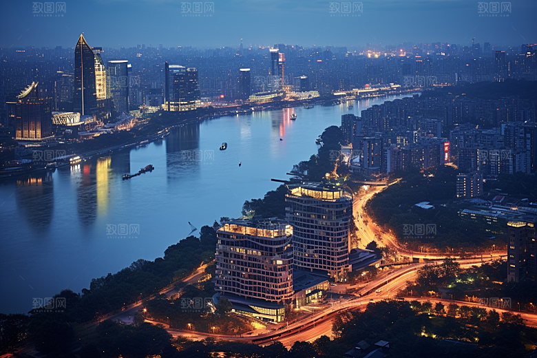 杭州城市风光地标南宋古都摄影图
