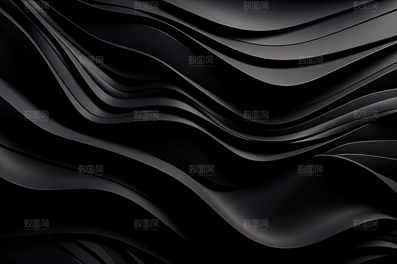 白色褶皱质感波纹背景图