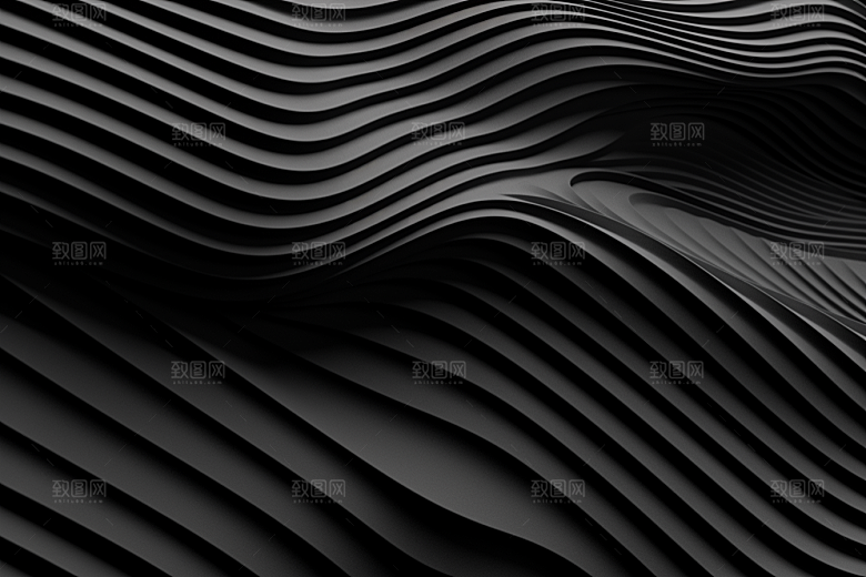 白色褶皱波纹底纹背景图