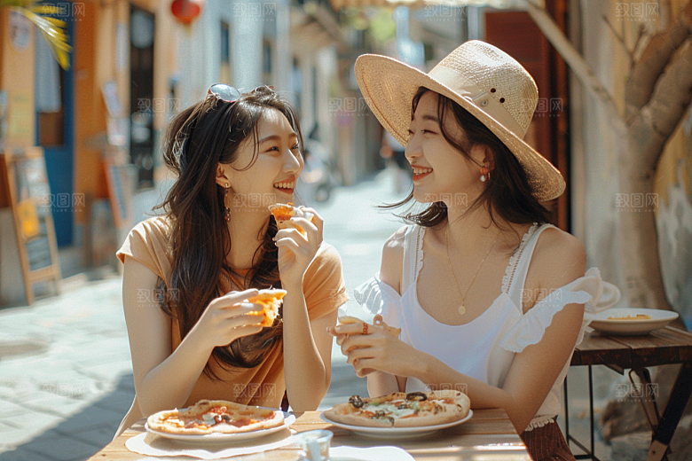 下午茶聚会朋友快乐摄影图