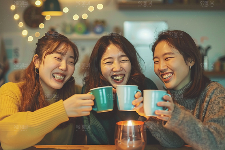 下午茶聚会美食餐厅摄影图