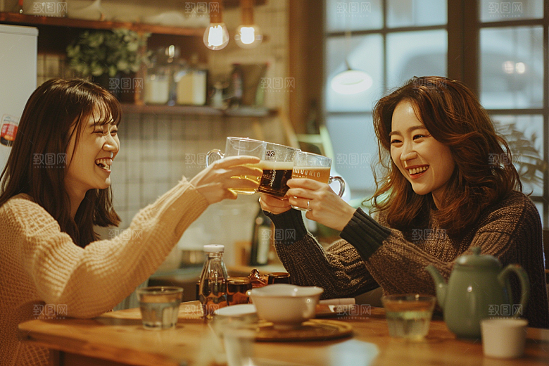 下午茶聚会聚餐餐厅摄影图