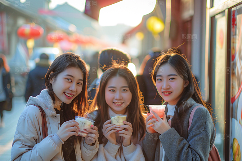 下午茶聚会派对美食摄影图