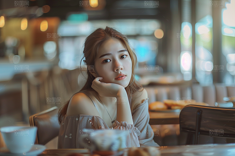 下午茶聚会冷餐会餐厅摄影图