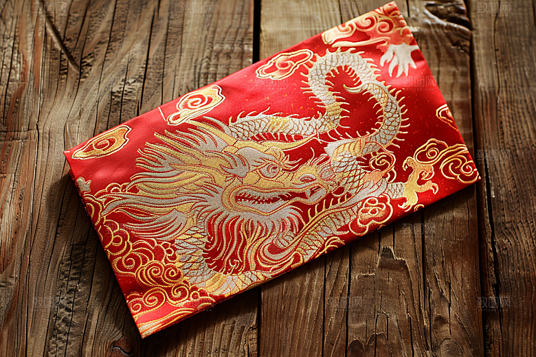 红包祝福过年摄影图
