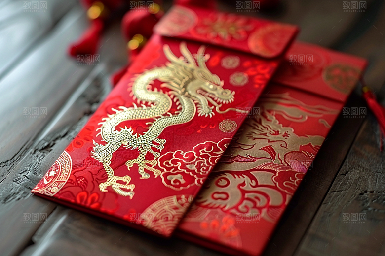 红包中国风利是封摄影图