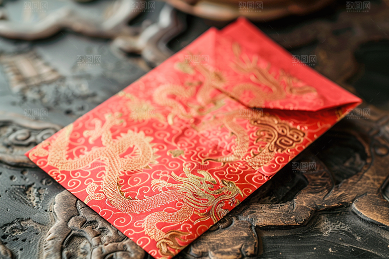 红包送礼中国风摄影图