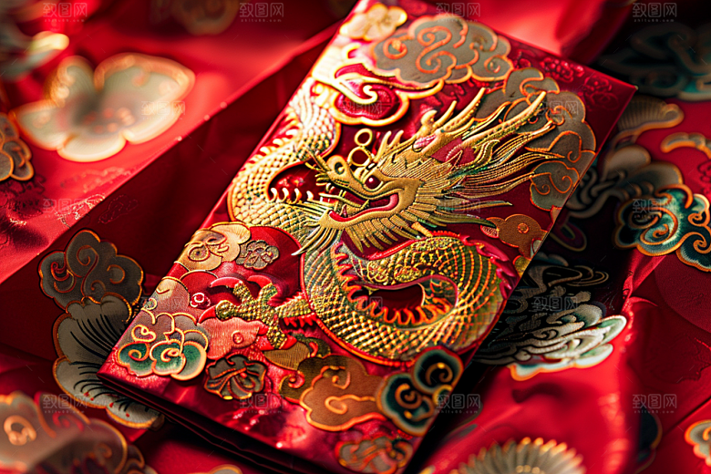 红包中国风祝福摄影图
