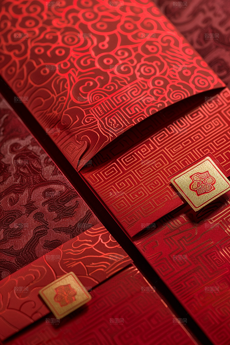 红包送礼祝福摄影图