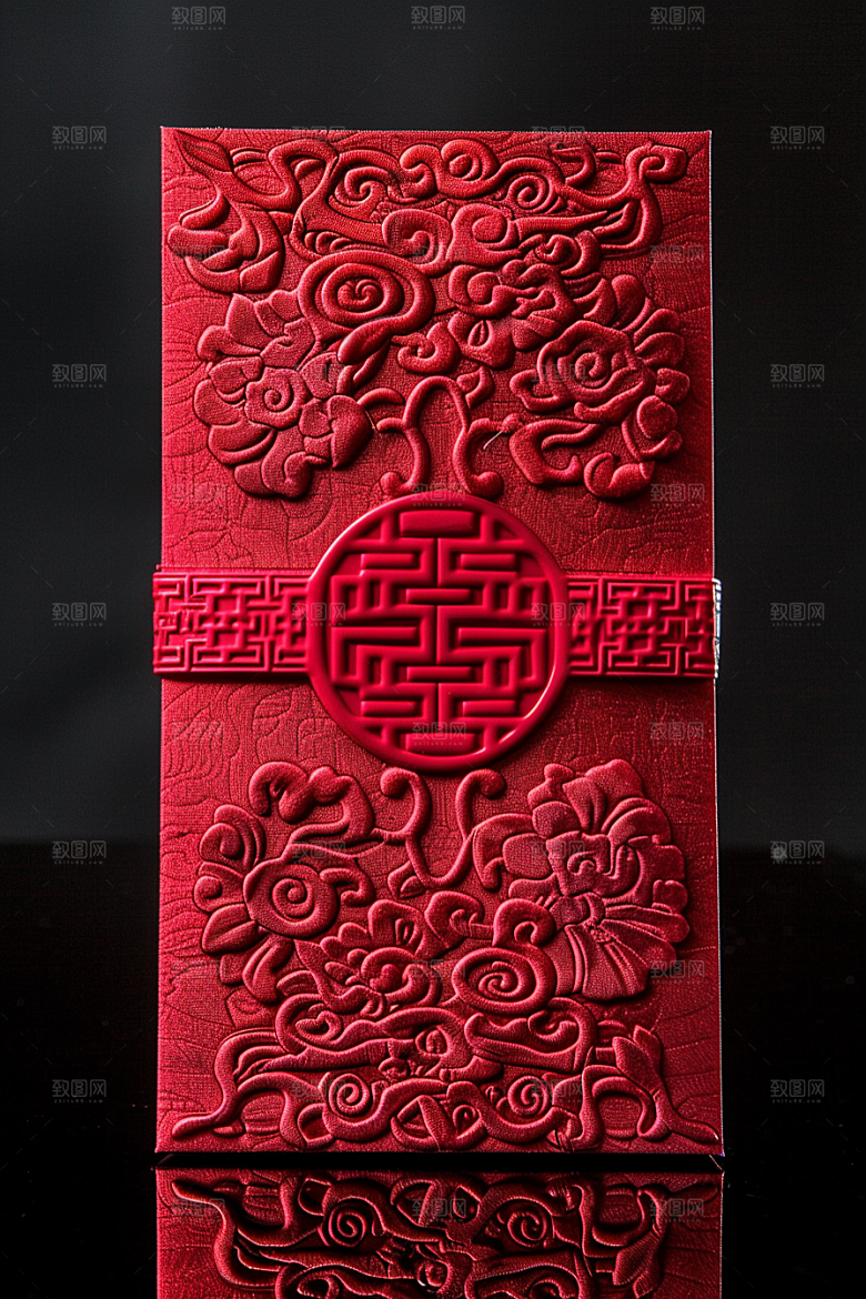 红包祝福吉利摄影图