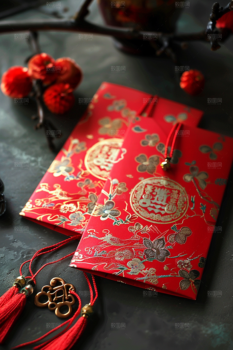 红包中国风精致摄影图
