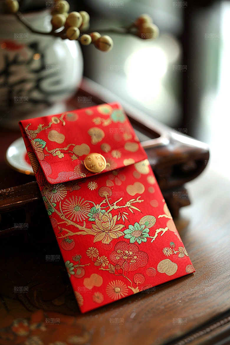 红包婚礼祝福摄影图