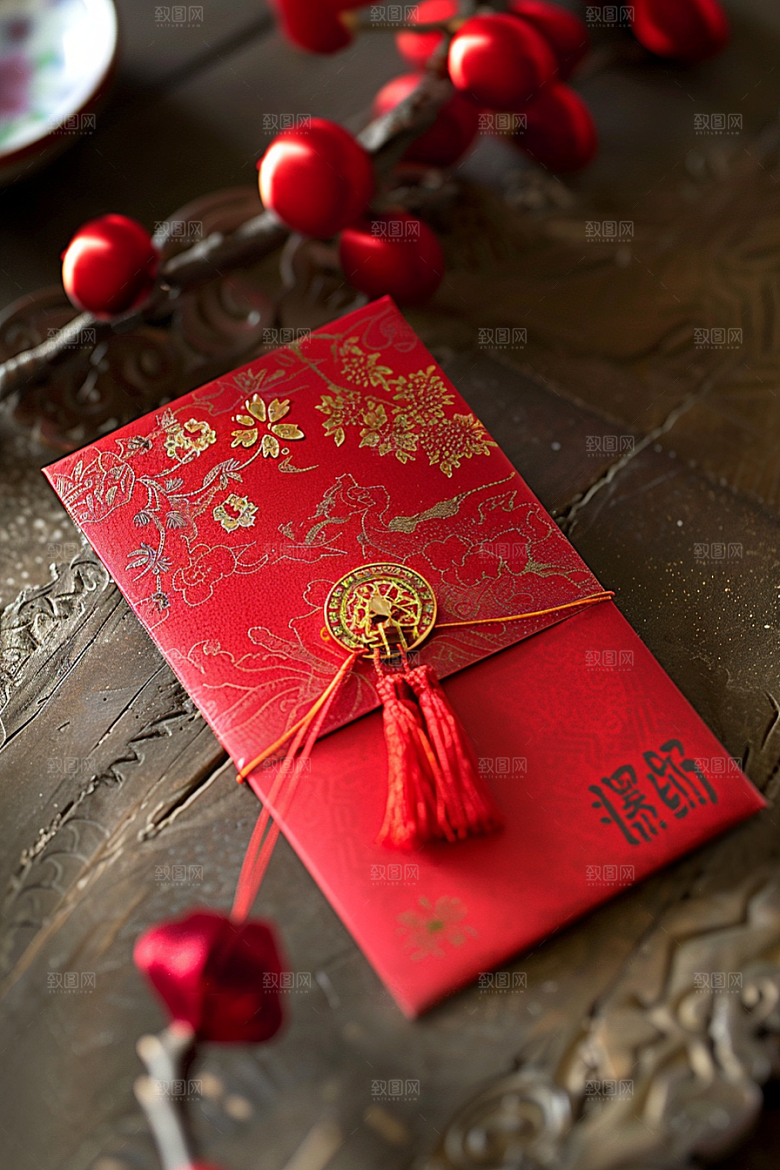 红包春节高清摄影图