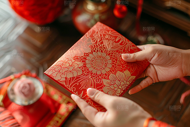 红包中国风利是封摄影图