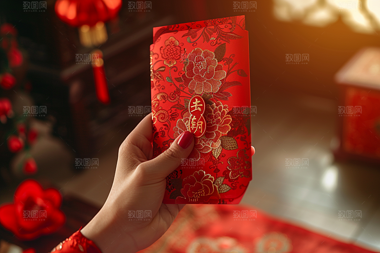 红包婚礼高清摄影图