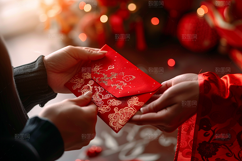 红包精致吉利摄影图
