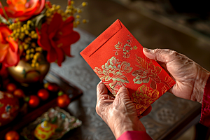 红包过年春节摄影图