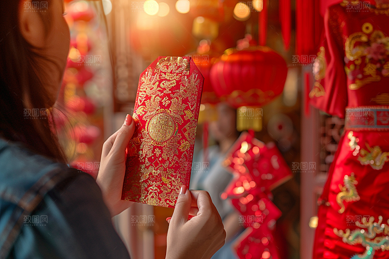 红包春节高清摄影图