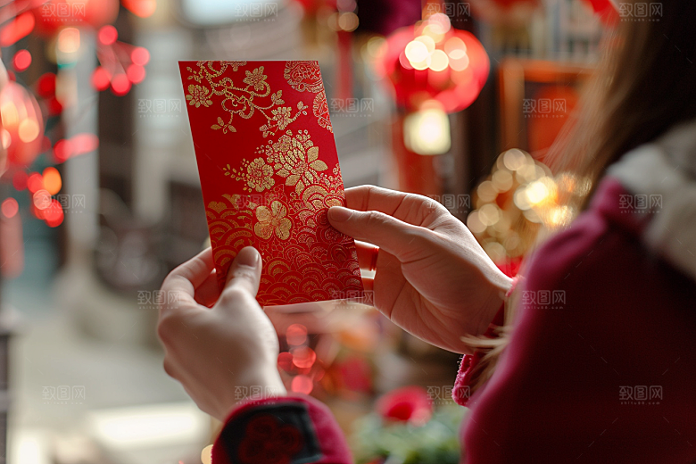 红包精致吉利摄影图