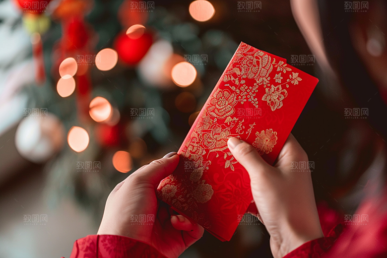 红包利是封中国风摄影图