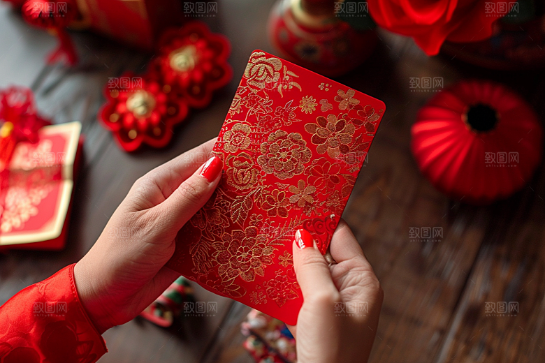 红包利是封精致摄影图
