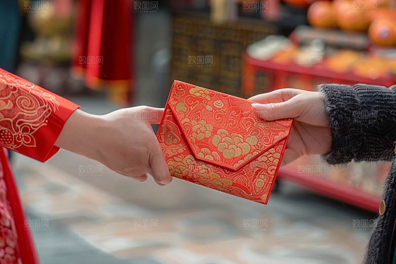 红包高清送礼摄影图